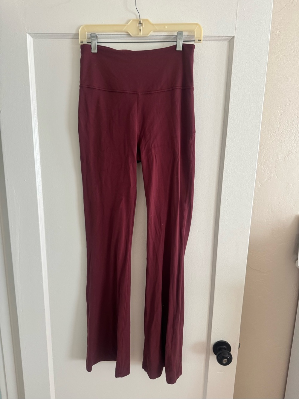 lululemon athletica High-Rise Maroon Flare Leggings